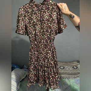 LULUS FLORAL PRINT MINI DRESS